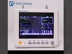 Bedside 7 Inch Multiparameters Vital Signs Monitor For Hospital Emergency