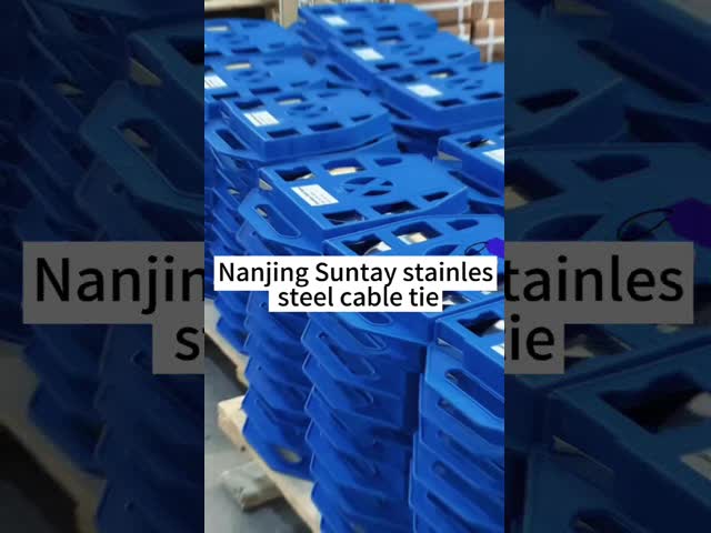 SS316 Cintas de aço inoxidável utilizadas para a ligação de cabos e tubos