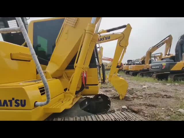 Good Condition Komatsu Used Excavator Pc110 Japan Imported Second Hand Digger video