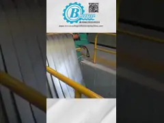 Линия длины PLC стальная отрезанная вес 10 катушки 600 до 1250mm - 20T катушка OD 1200mm video