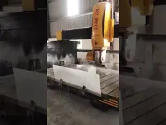 Tipo de proceso corte y máquina integrada que muele del puente del tamaño del CNC 5 AXIS 3400X2000X180m m video