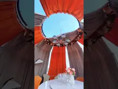 360 Degree Events Hotel Waterproof UV Resistance Star PC Glamping Igloo Geodesic Domes House