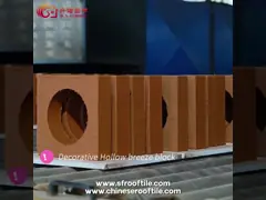 Пустотелые кирпичи красной вентиляции стены украшения керамические для загородок сада video