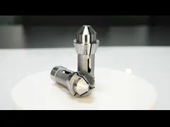 Customized Swiss Lathe Collets Tapered Long Nose Guide Bush Round Bore Carbide Lined