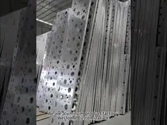 Шкаф Т-образной системы на несущей частоте алюминиевый для внутреннего художественного оформления с белым и золотым video