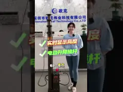 Vehicle Mounted Telescopic Mast Antenna Mast Display Height In Real Time Electric Mast