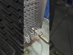 Конденсатор кондиционера воздуха обратный изгиб трубы автоматической сварочной машины орбитальной сварщики U изгиб автоматической сварочной машины video