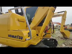 Практически новый подержанный экскаватор Komatsu Pc120 Использованный экскаватор PC120 Crawler video