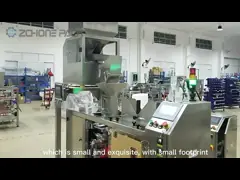 Мини машина упаковки замка молнии сумки Premade машины упаковки Doypack video