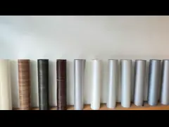 China Matte 3D Wood Effect PVC Membrane Foil For Wardrobe Decoration supplier