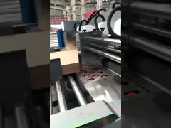 Máquina de caja de cartón corrugado de cartón de hoja fina cortadora y puntero