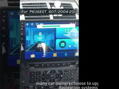 OEM стиль клавиатурный панель управления для Peugeot 407 2004-2011 video