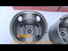 6151-31-2112 Accesorios para motores de excavadoras S6D125 Kit de pistones Nitruración video