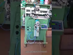 Printer Curve Screen Printing Logo Untuk Piala Plastik