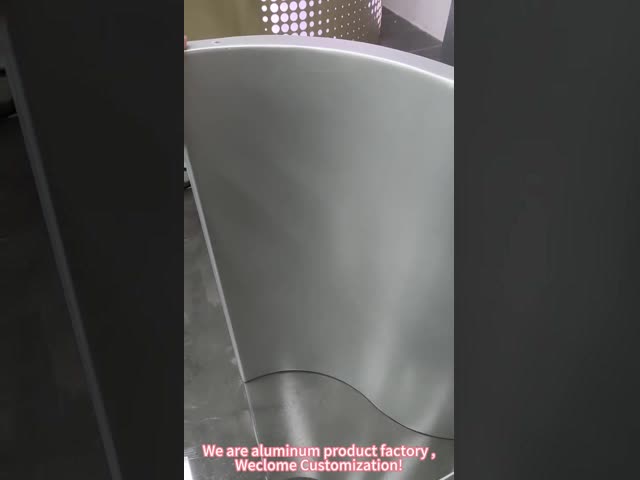 PVDF/PE Coating Aluminium Column Cladding Panel 2.5mm Anodized Metallic Wall Panels