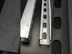 41x21 Custom Perforated Strut Channel for Solar Mounting with HDG Finish