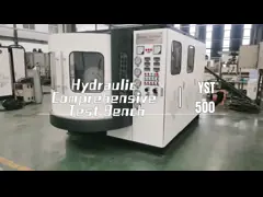 Машина для испытаний Гидравлические испытательные скамейки 500 л/мин Поток 42 МПа Давление для насосов и моторов video