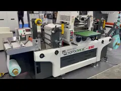 MDC-360 Single station flatbed label die cutting machine high value with rotary slitting machine for industrial use