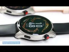 1.43  HD E26 BT Call Smartwatch Экран полный сенсорный Силика гель для фитнеса video