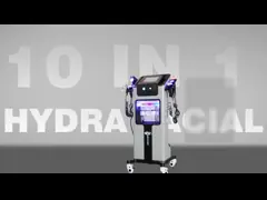 500w гидродермабразия портативный кислородный лицевой аппарат восемь зондов касательный метод умный способ video