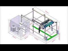 Otomatik Dokunmasız Dokunmasız Araba yıkama makinesi KL360 Premium 22kw Su Pompası,33kw Hava kurutma makinesi