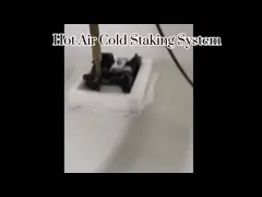 Сплит тип 800W Горячий воздух Холодный застегивающий стакан Машина Тепловая застегивание Холодный импульс сварщик 800W video