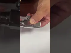 Цинковая ручка Npt латунный угловой клапан 200 Psi для промышленных применений video