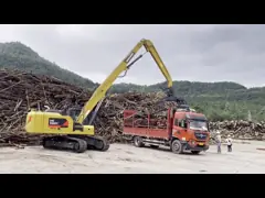 Multi Purpose HK935FC Excavator Grabber Crawler Grabber Rubber Block Crawler For Logging Camp