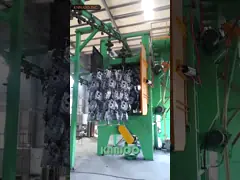 Увеличить эффективность производства Гибкость Катенарный выстрел Взрывная машина Удаление ржавчины video