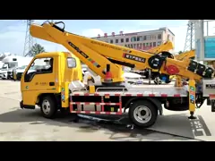 Левая или правая руль Воздушная рабочая платформа Грузовик 3360 мм колесная коляска video