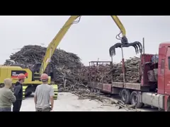 Многоцелевая машина HK950FC для хватания древесины video