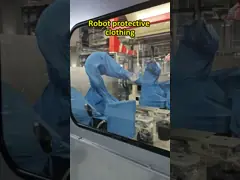 Robust Robotic Armor Covers 10 8Ω Поверхностное сопротивление 15-20 раз частота очистки video