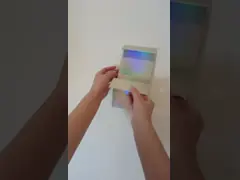 Настройка логотипа магнитная крышка с крышкой, складные коробки для рождественских подарков, складываемые коробки, оптовая торговля video