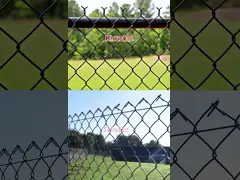 50 футов пластиковый покрытый цепной ссылки ограждения решетки проволока video