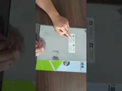 Вкладыш Glassine белизны клея Mentalized яркий серебряный BOPP модели WG4633 акриловый video