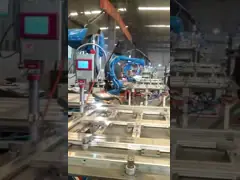 Робот лазерная сварочная машина 2кВт волоконный лазер Raycus сварить алюминий из нержавеющей стали video