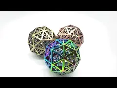 60D Macrobine Zinc Alloy Metal Dice Set настольная игра уникальная DND video