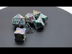 Sword Metal RPG Dice Hand Polished Cruzu Dungeon And Long DND# video