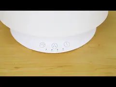 Диффузер ароматического тумана Увлажнитель воздуха с дистанционным управлением с 7-цветным светодиодным освещением video