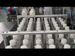 Метод насоса Decapping продукции заполняя машины сыворотки жидкостный безгнилостный перистальтический video