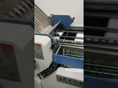 Automatic A4 Size Paper Folding Machine With Gear Driving High Speed