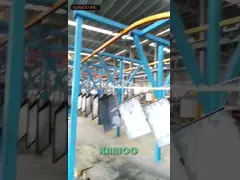 Вися цепное пескоструйное оборудование съемки Sa2.5 для очищать тормозов video