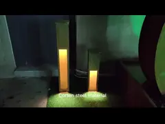 Внешняя гидроизоляция Кортен Боллард Свет современный газоны свет 12 Ватт Садовые огни video