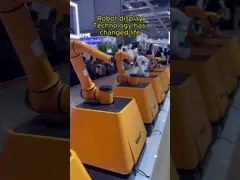 Комбайн робота FR5 Agv контроля за движением камеры с сотруднической рукой заварки робота video