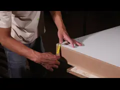 Простой и модный дизайн линии, большой вместимости деревянного цвета соответствия обувной шкаф video