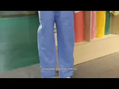 Синие одноразовые хирургические халаты для борьбы с инфекциями video