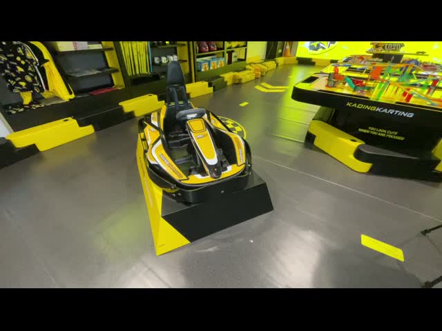 One Seat Double Motor Electric Kiddie Rides Machine 40KM/H Car Kid Racing Go Karts