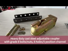 Масло заканчивает сталь 2-5/16» рамка муфты a трейлера 15 000 Lb регулируемая video