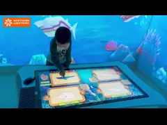 Интерактивные игры для рисования с сенсорным проектором 3400 люмен video