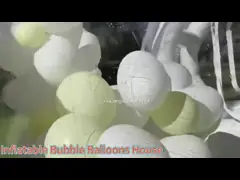1mm PVC قبة فقاعة خيمة شفافة نفخ فقاعة بالونات البيت